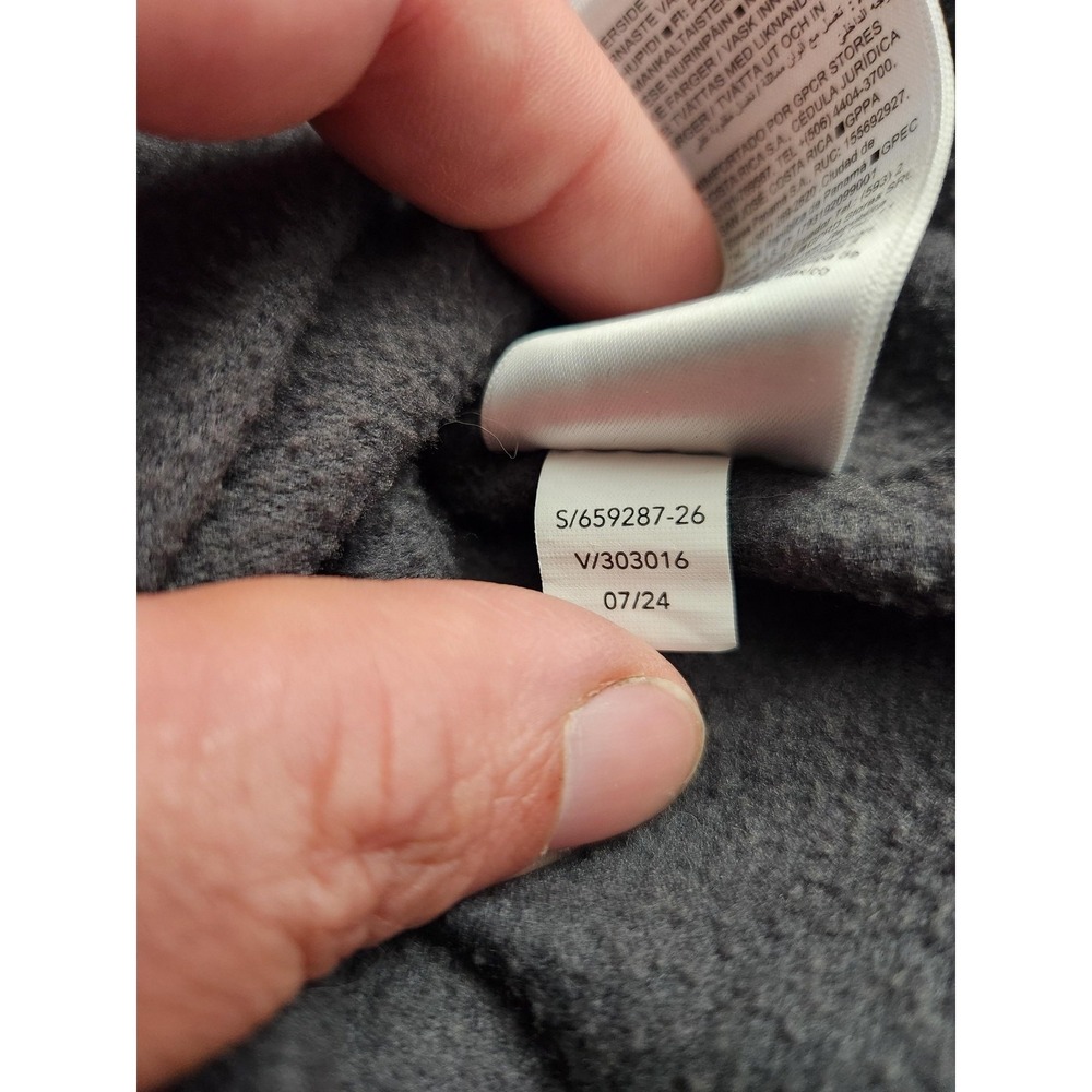 Athleta Sweatshirt Tunic Womens M Gray Raglan Long Sleeve Thumbholes Fleece - Picture 13 of 14